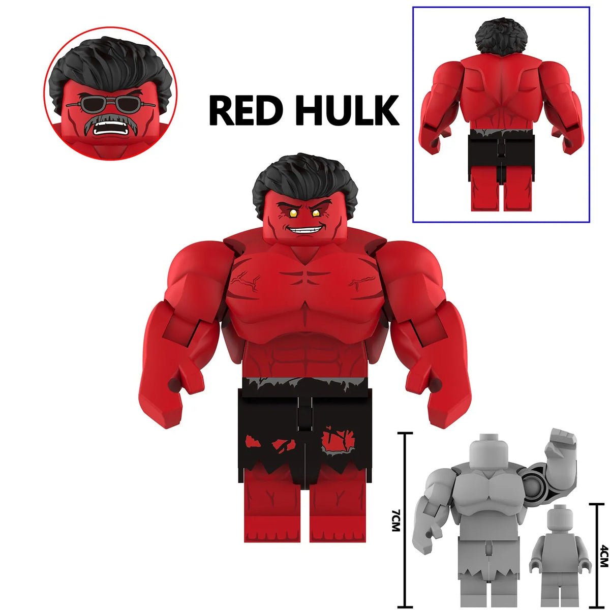Red Hulk XL de Marvel 64