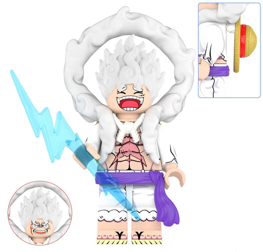 Luffy Gear 5 con poster  de One Piece 2
