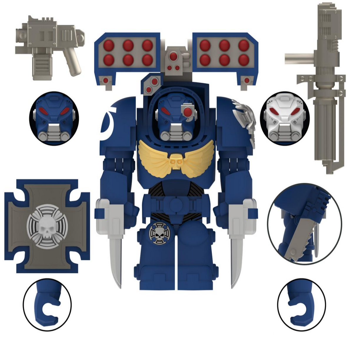 Space Marine Ultramarine Terminator de Warhammer 40k 18