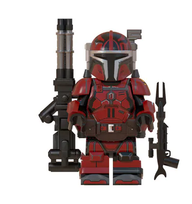 Heavy Infantry Mandalorian red de Star Wars 63